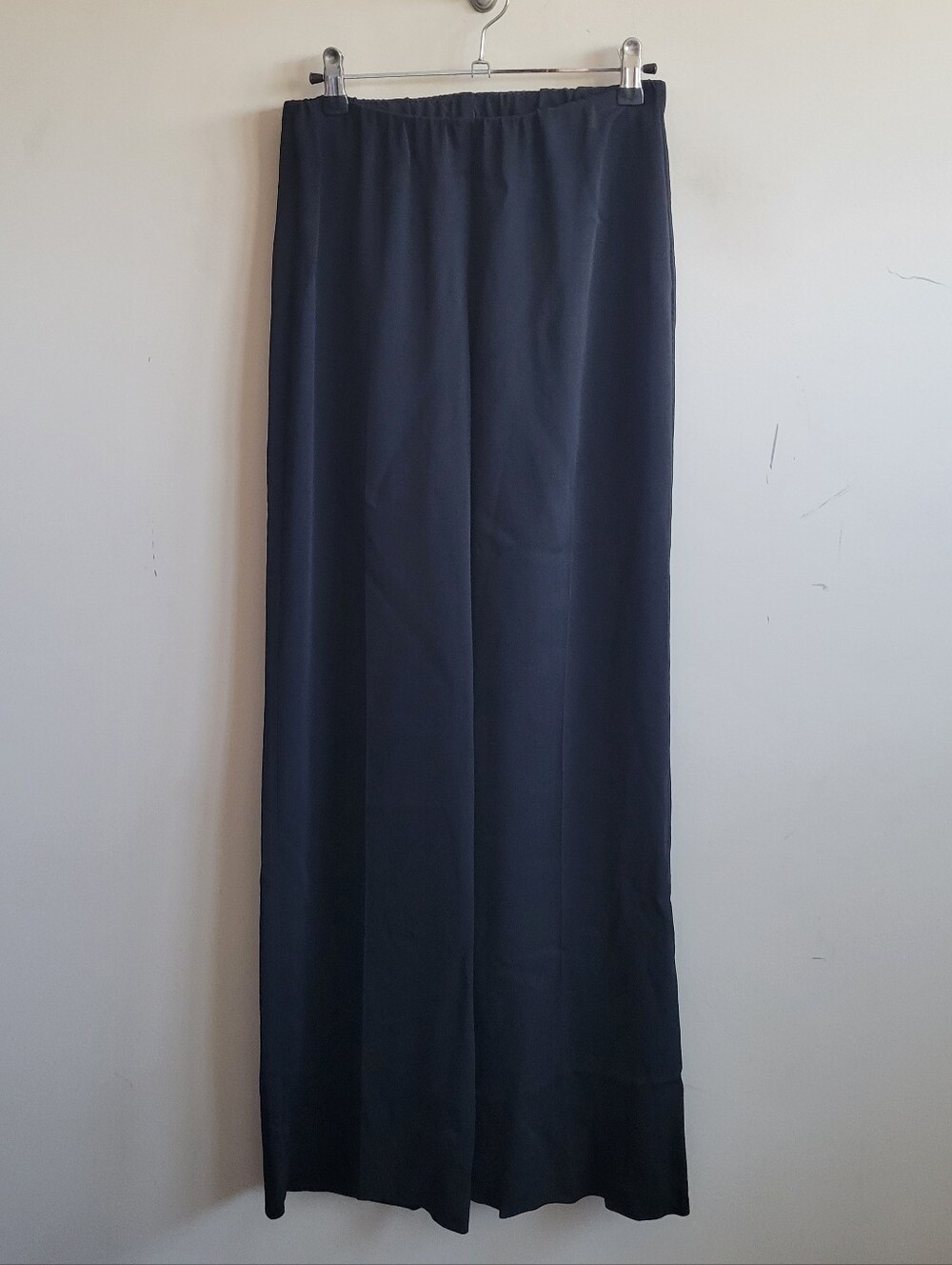 Ann Mashburn Straight Leg Pull On Pants In Black